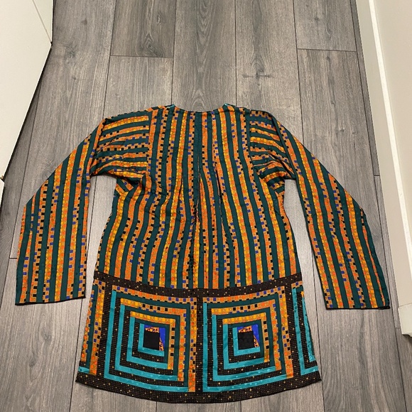 Anna Sui Silk Mini Dress Size 4 - Picture 6 of 8